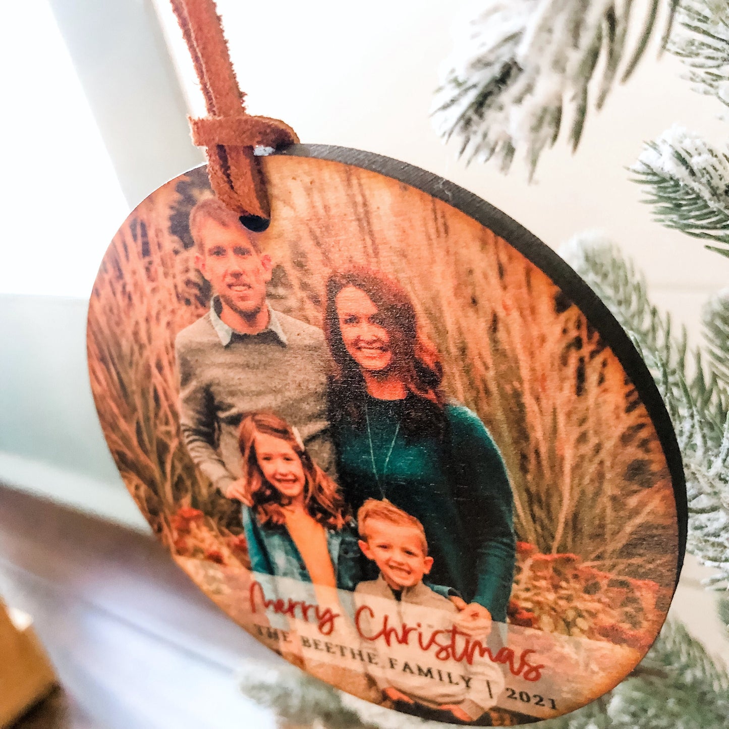 Merry Christmas Family Ornament