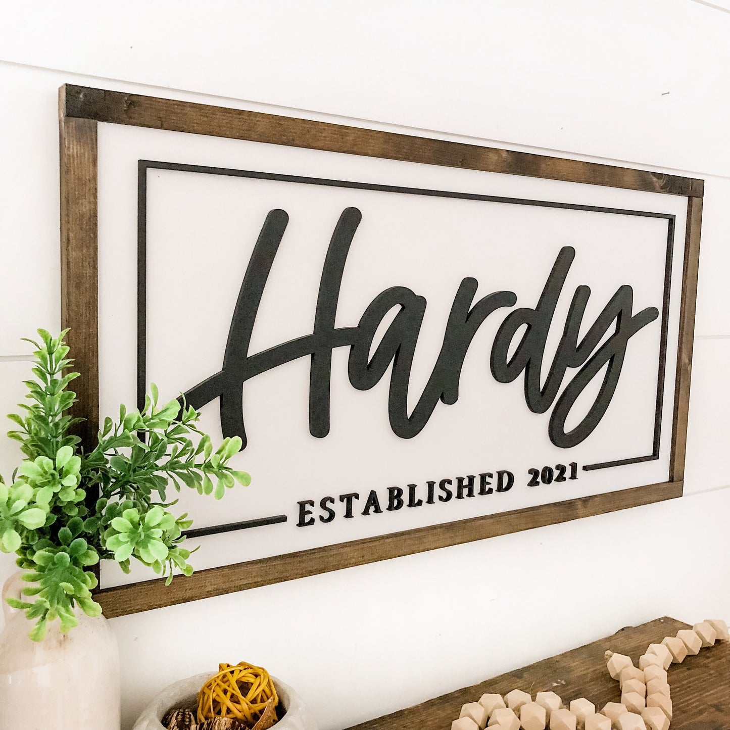 Custom Name Sign w/ Black Outline