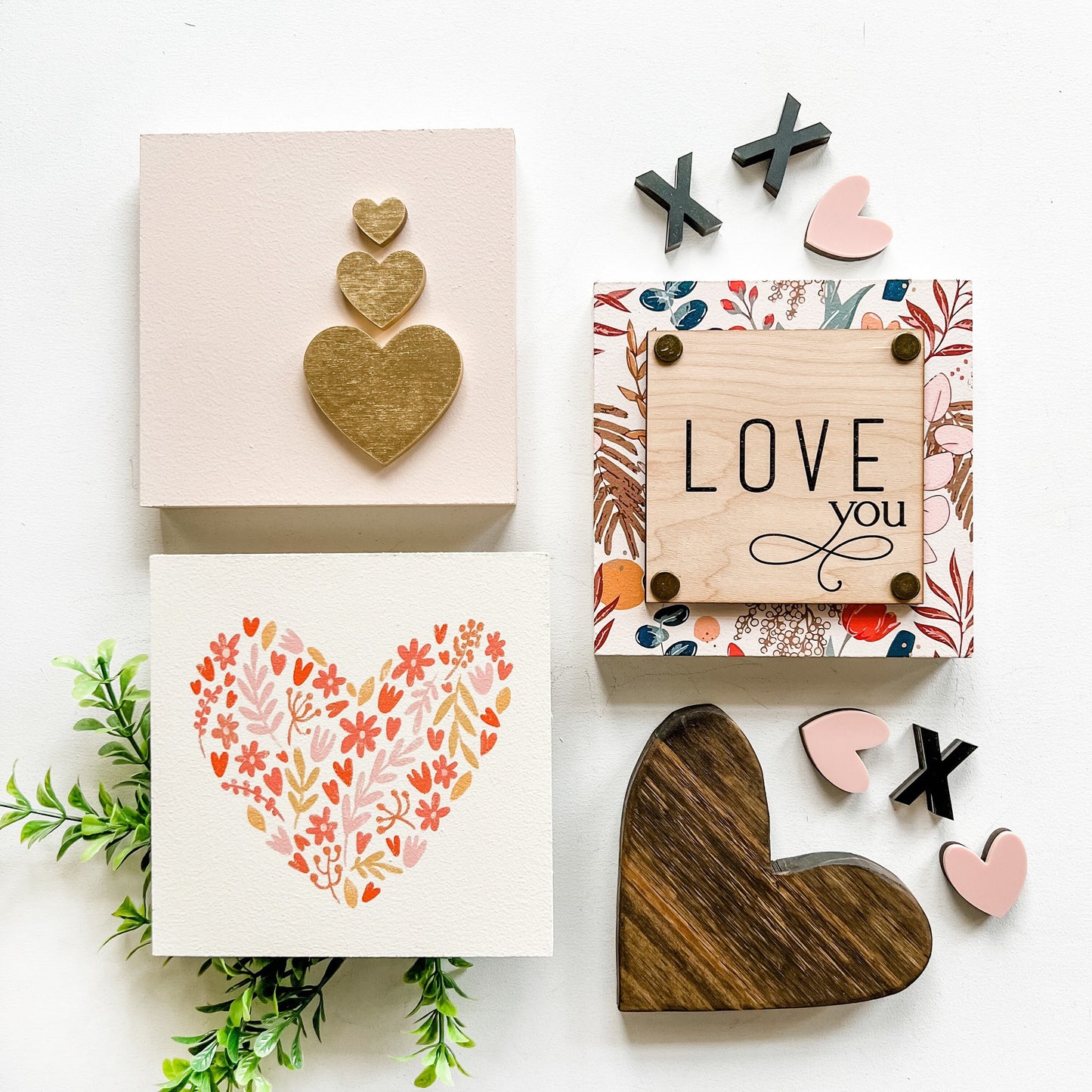 Valentines Day Mini Tiered Tray Signs