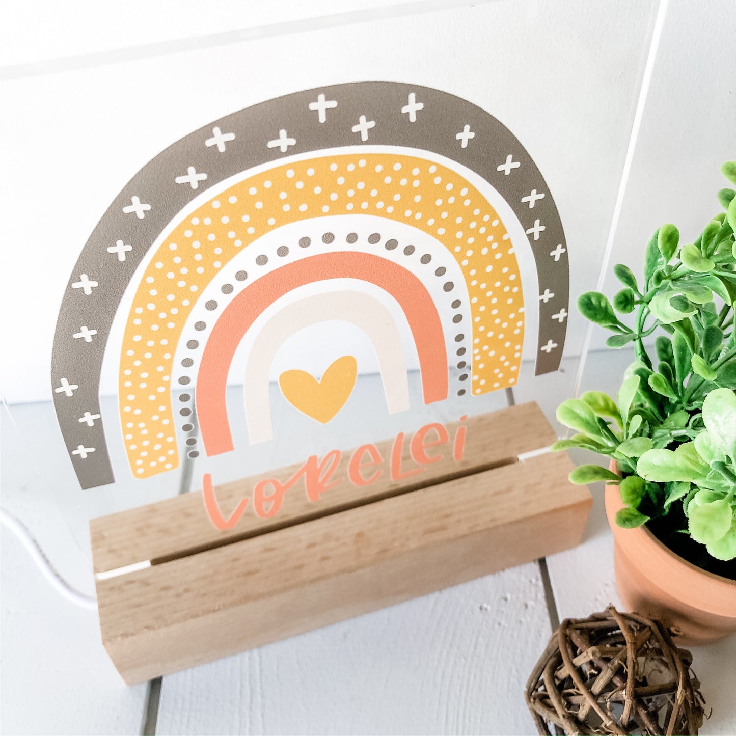 Personalized Rainbow Nightlight
