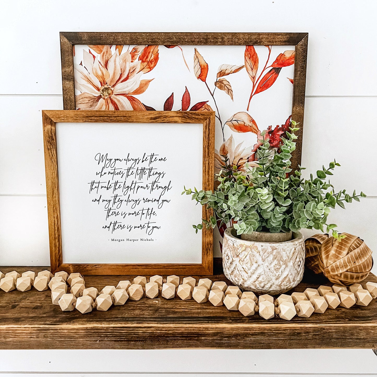 Interchangeable Seasonal Wood Sign