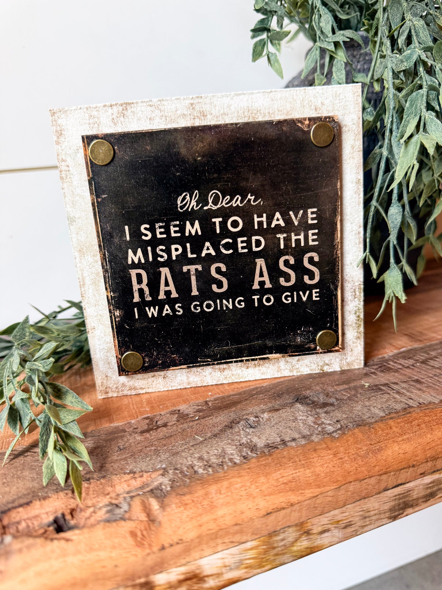 Funny Mini Tiered Tray Signs