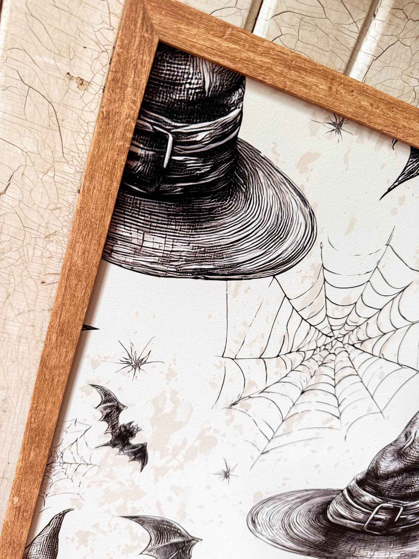 Halloween Witch Hat Layering Wood Sign