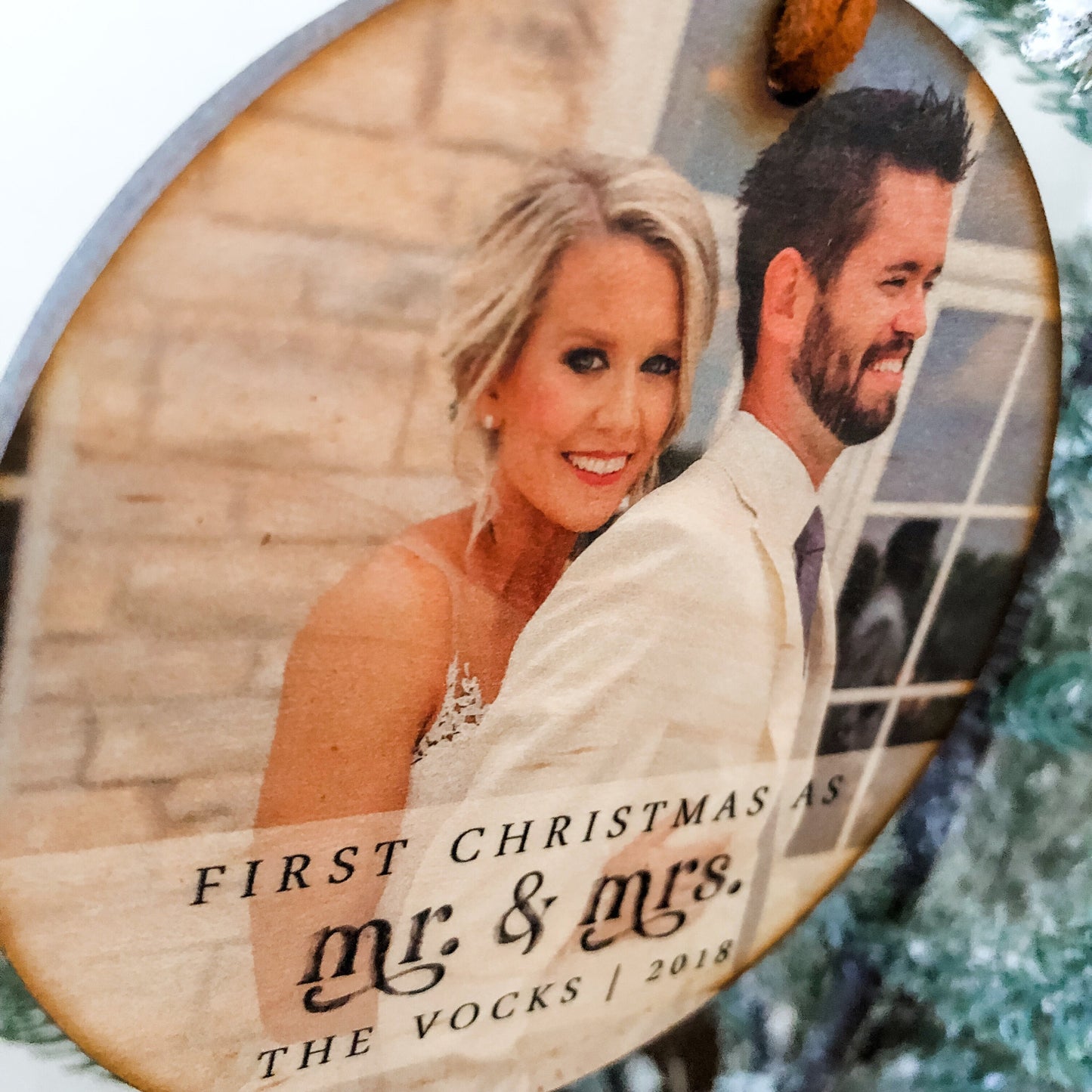 First Christmas Married Mr. & Mrs. Ornament