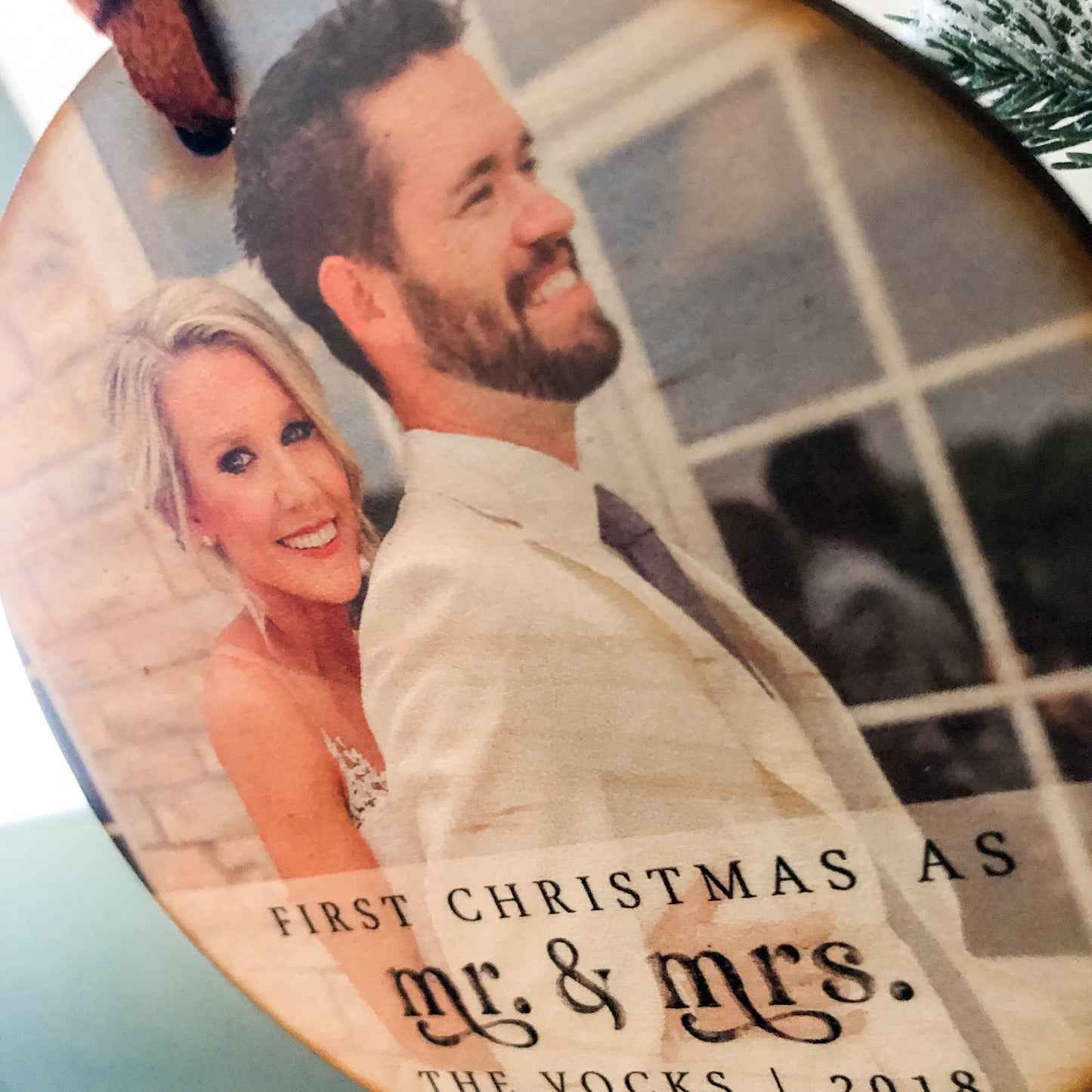 First Christmas Married Mr. & Mrs. Ornament