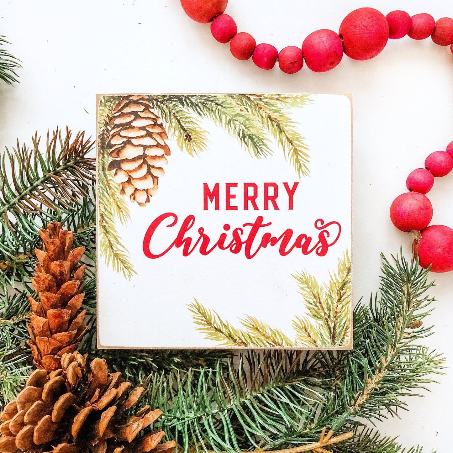 Christmas Mini Tiered Tray Signs