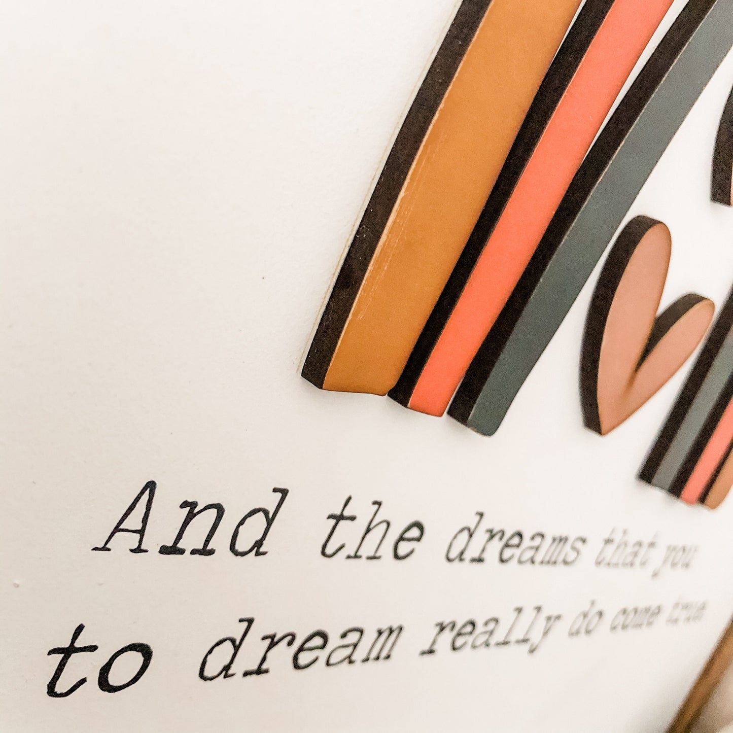 Rainbow Nursery Sign