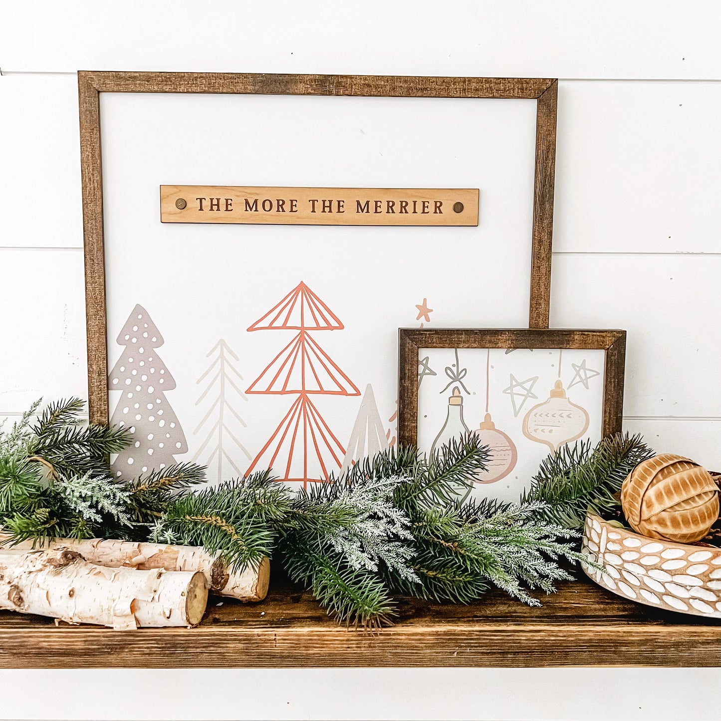 Scandinavian and Boho Style Christmas Sign