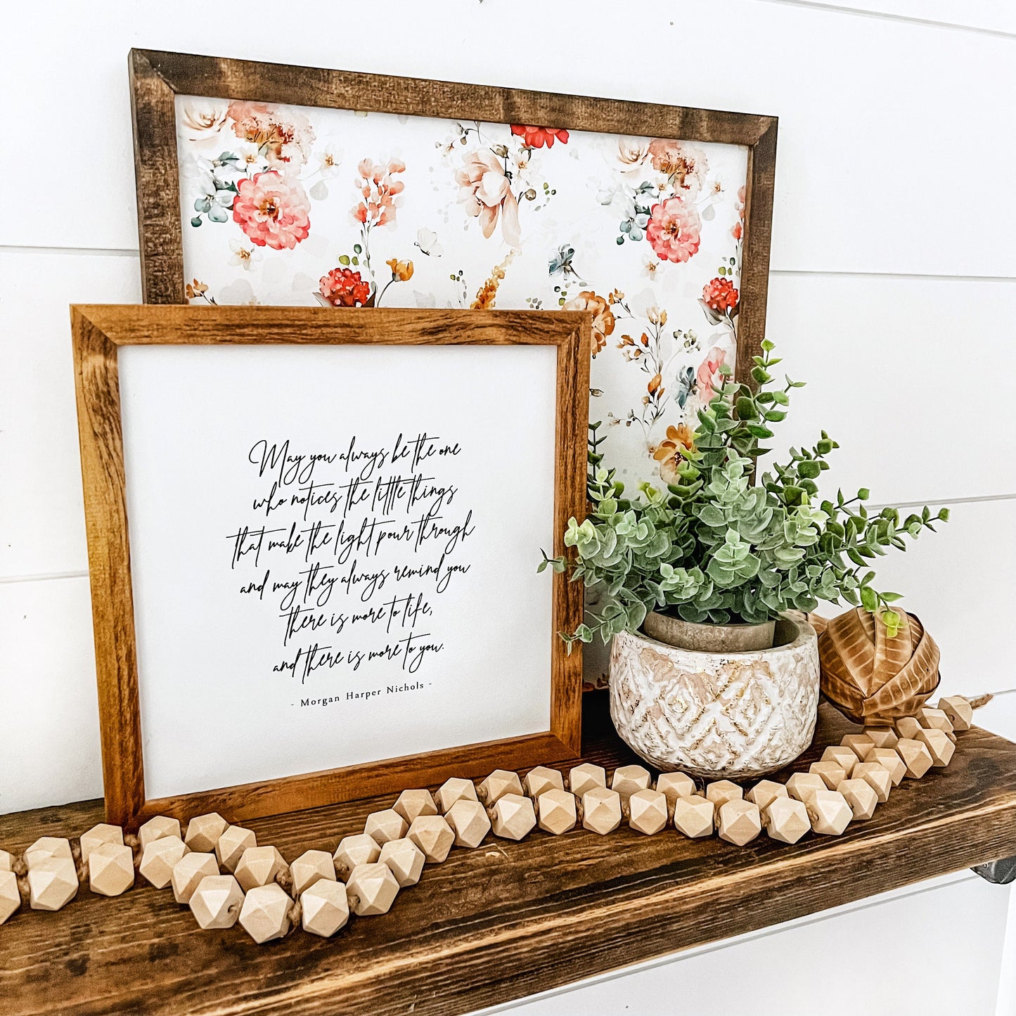 Interchangeable Seasonal Wood Sign