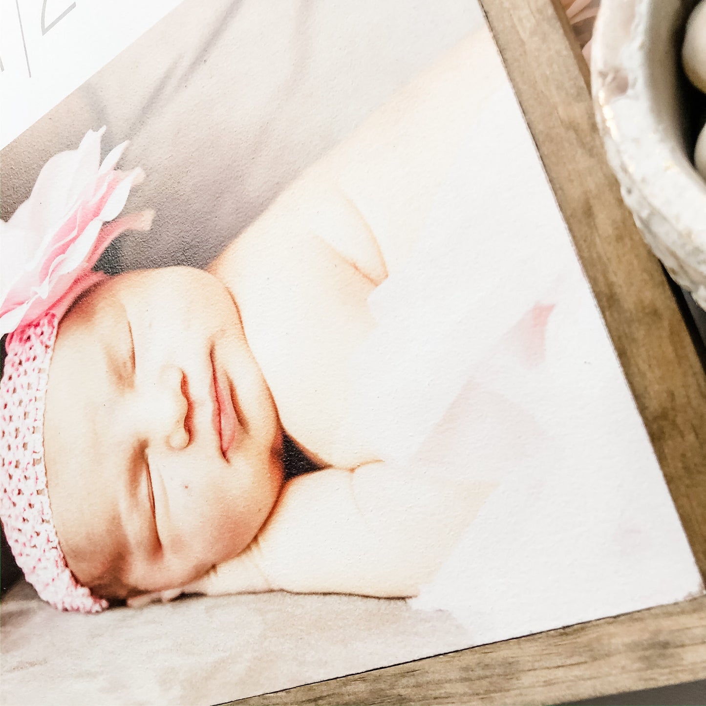 Custom Photo Nursery Sign