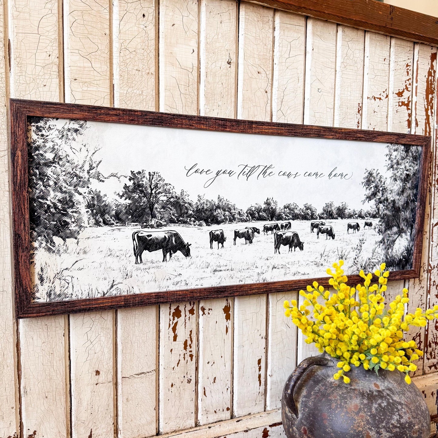 Love You Till the Cows Come Home Wall Art