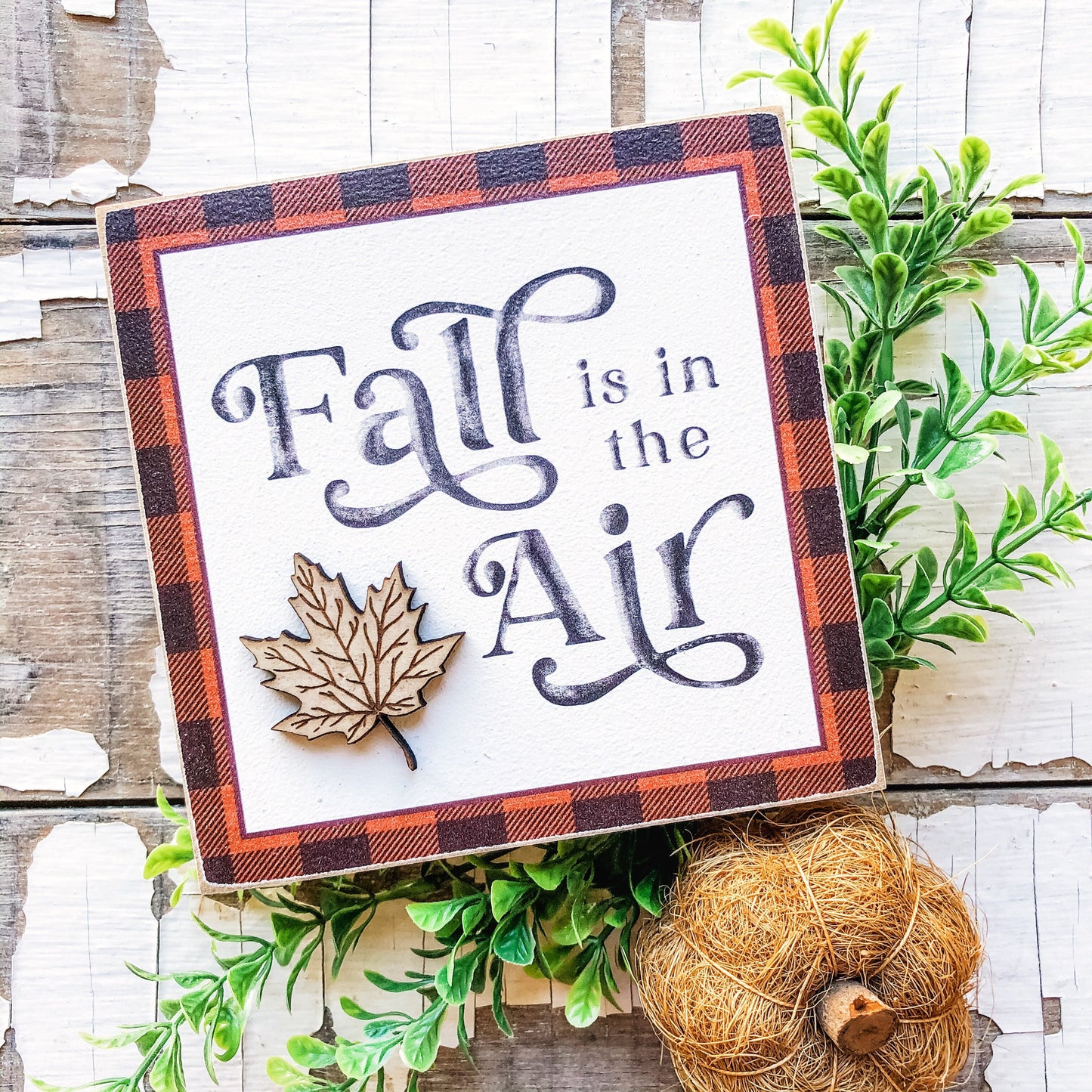 Fall Mini Tiered Tray Signs
