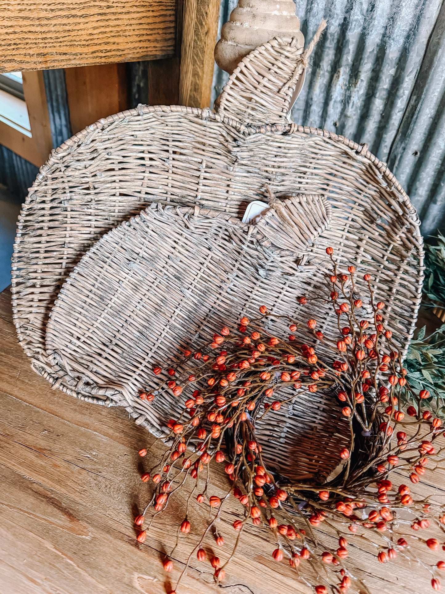 Willow Pumpkin Baskets