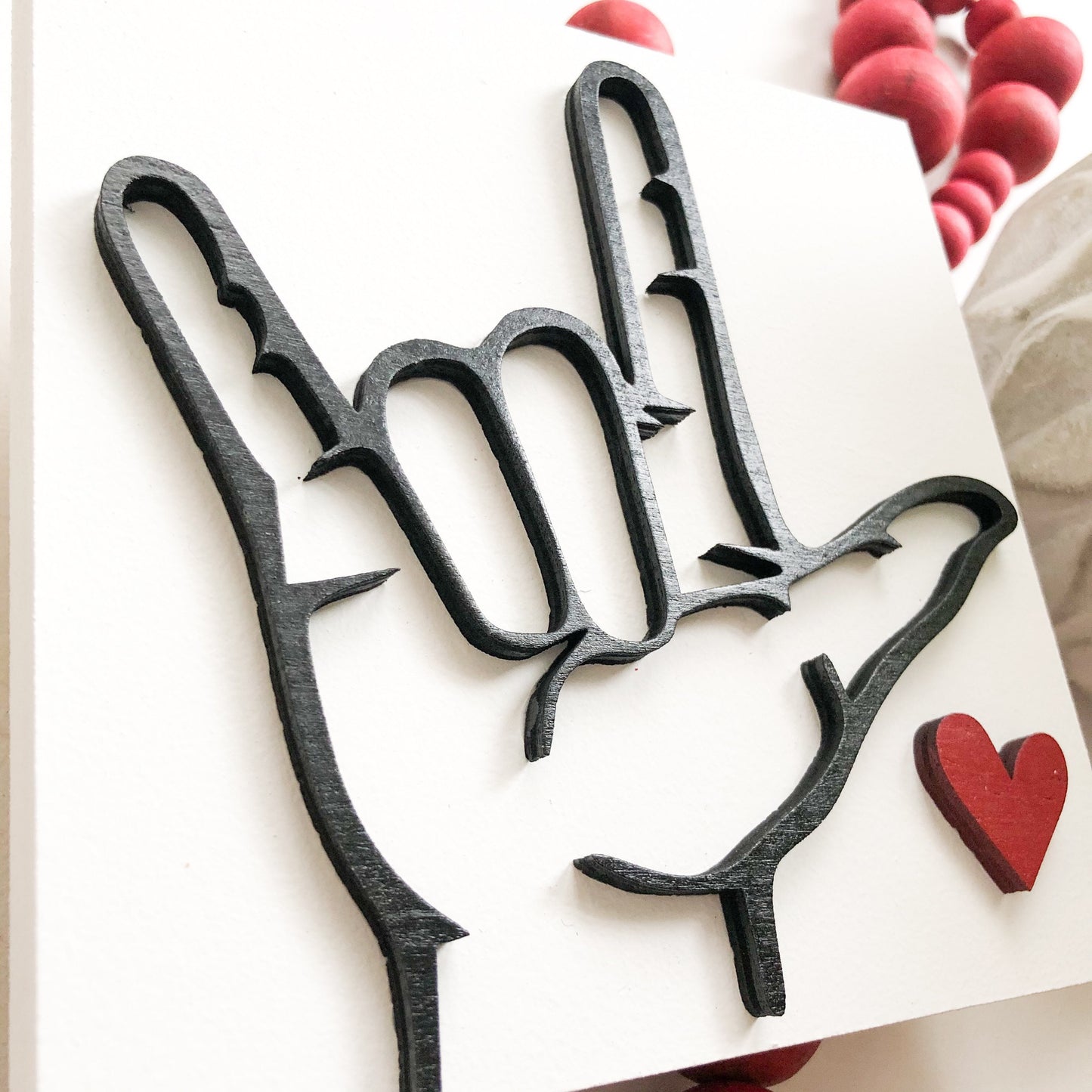 Valentines Day Mini Tiered Tray Sign