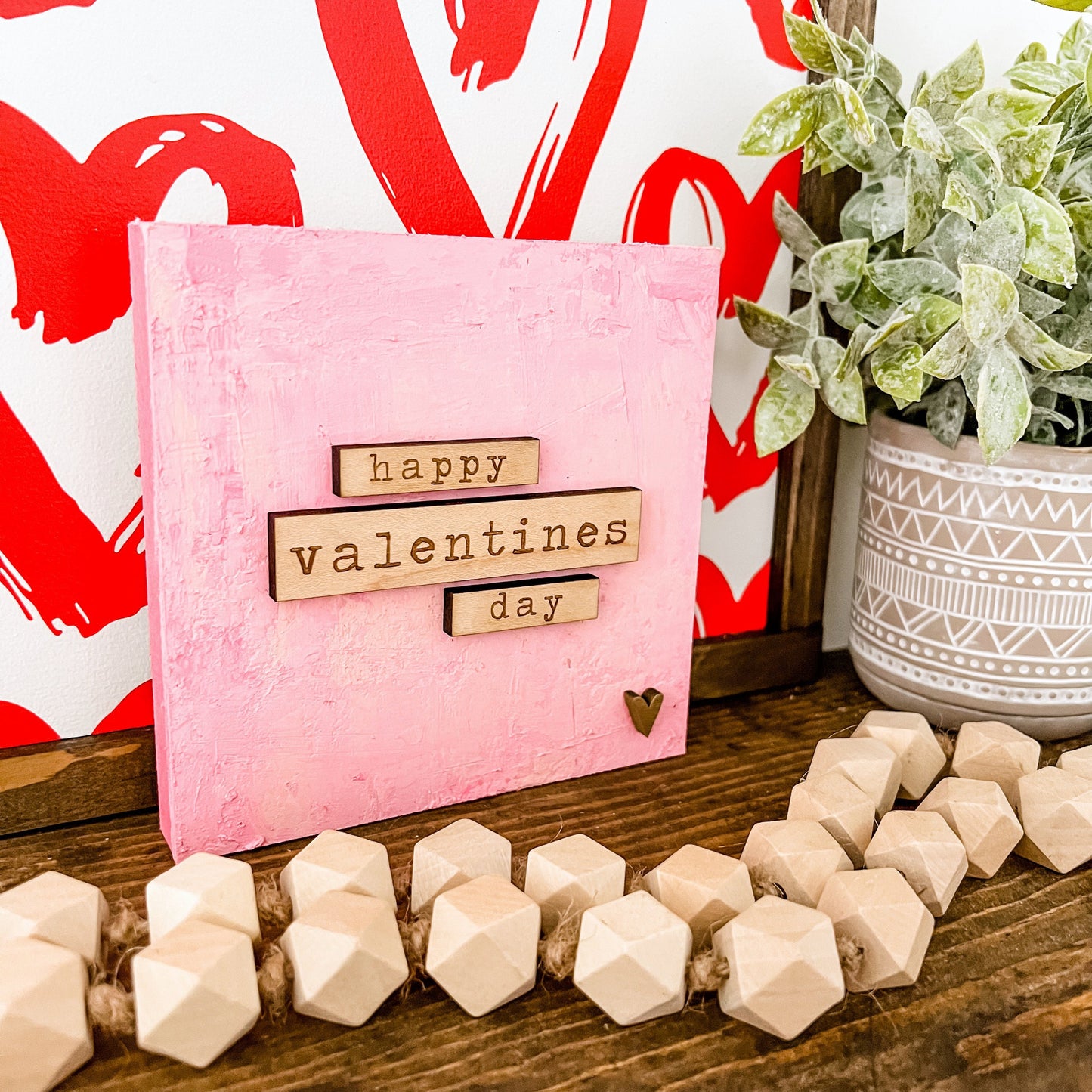 Valentines Day Mini Tiered Tray Signs