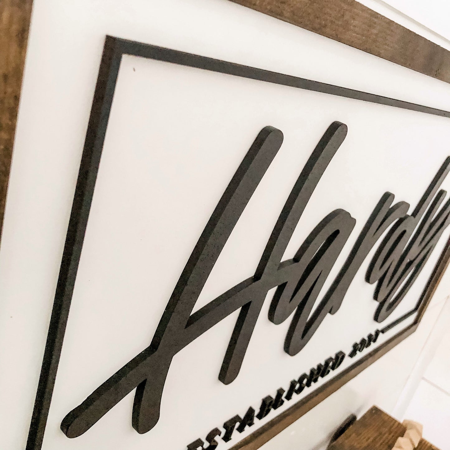 Custom Name Sign w/ Black Outline