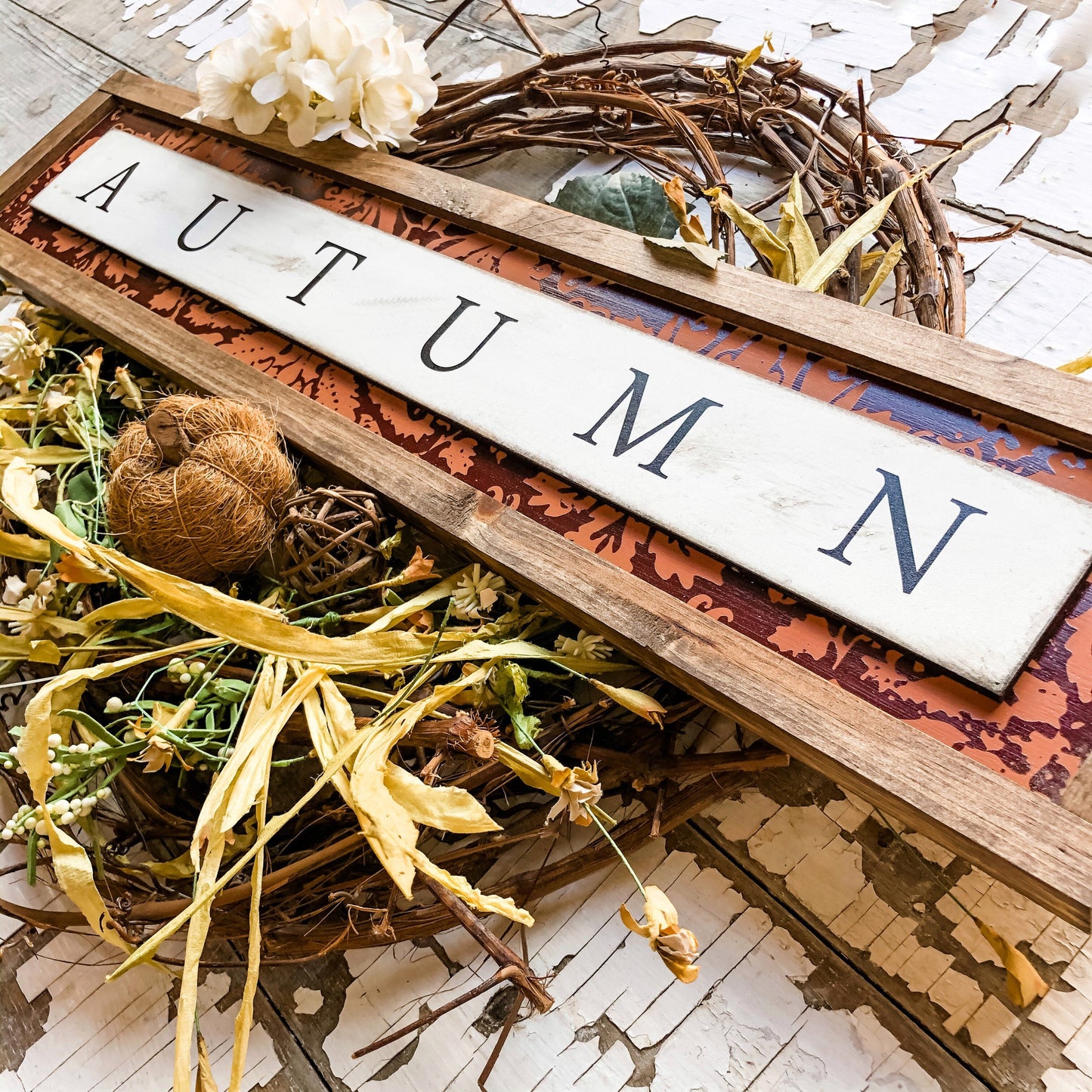 Autumn Fall Wood Sign