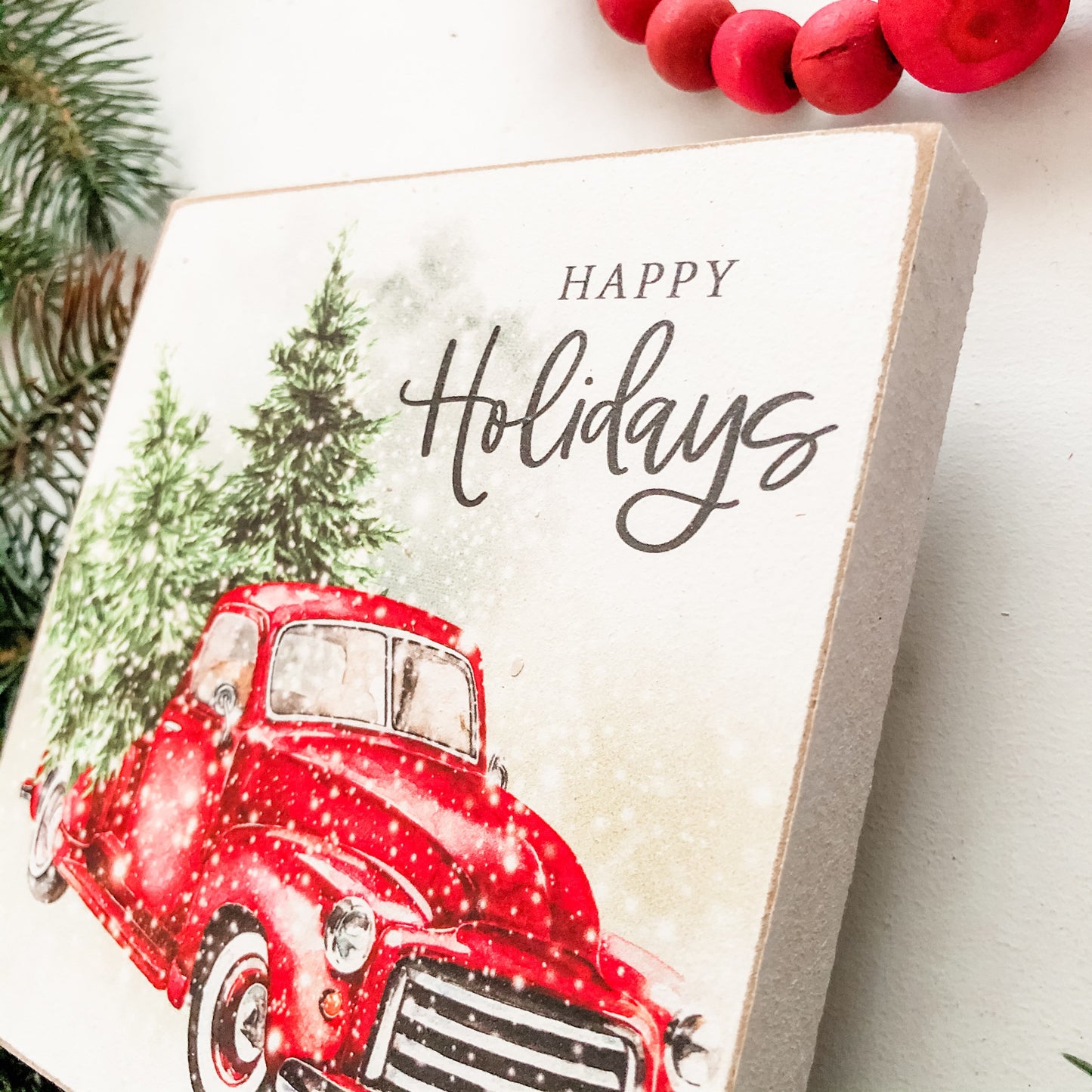 Christmas Mini Tiered Tray Signs