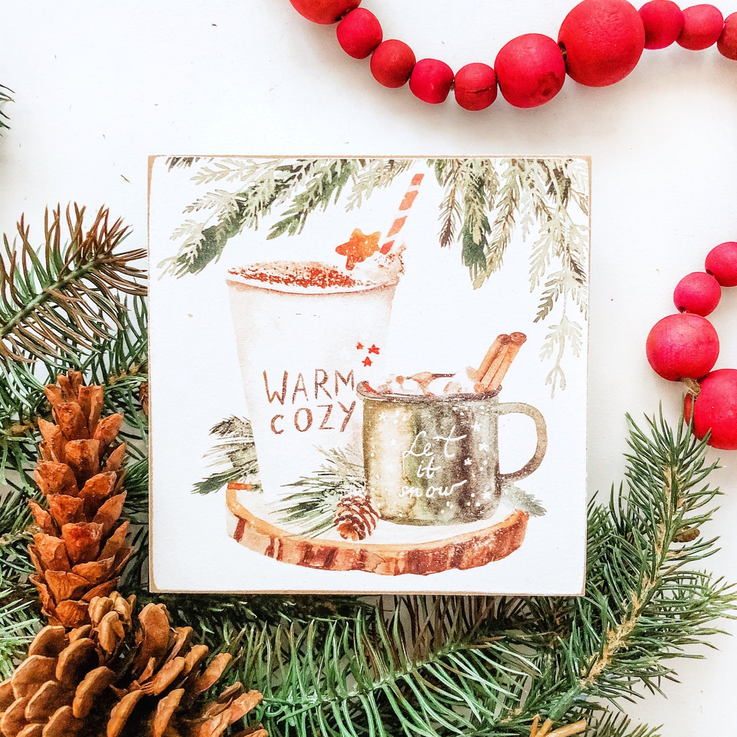 Christmas Mini Tiered Tray Signs