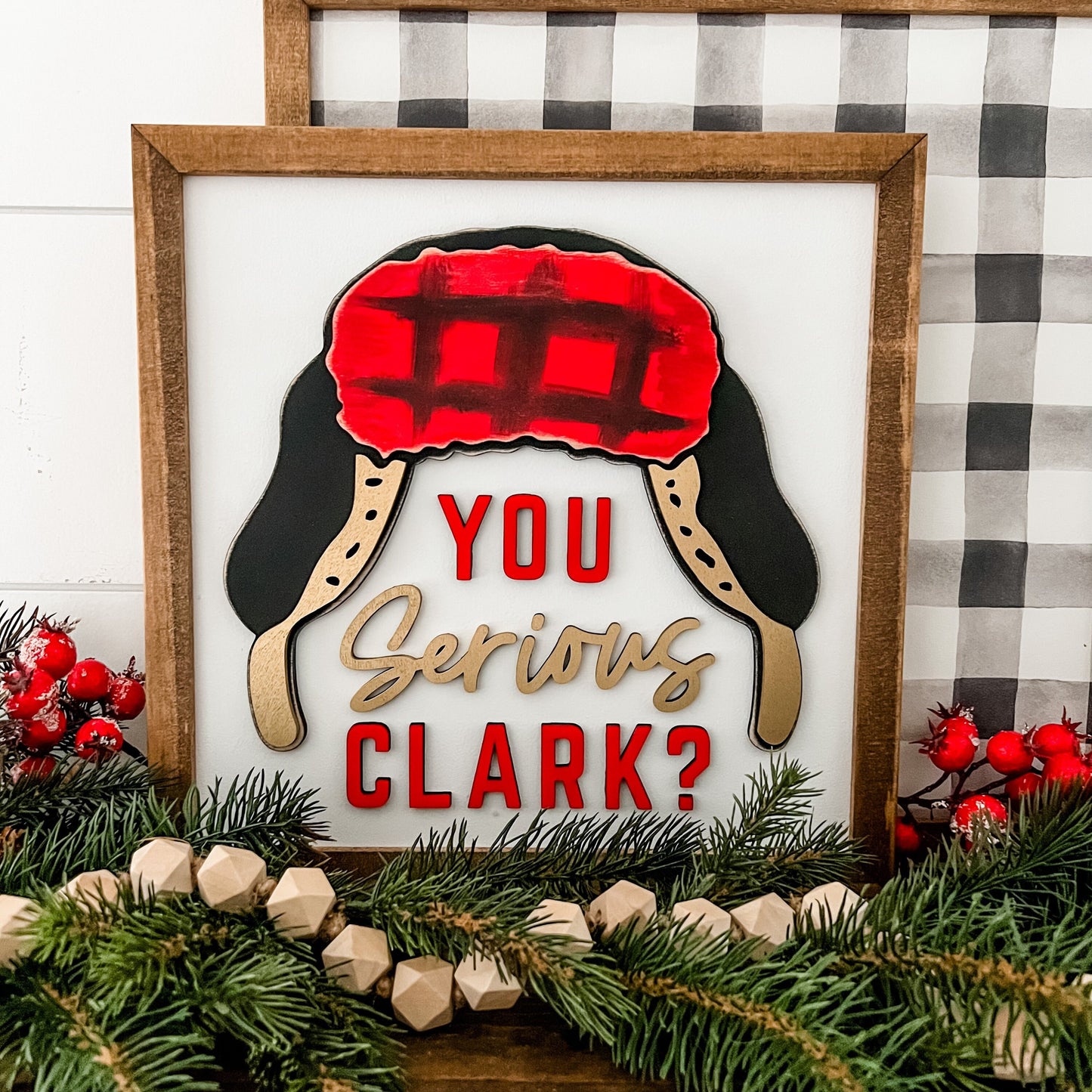You Serious Clark Laser Cut Sign