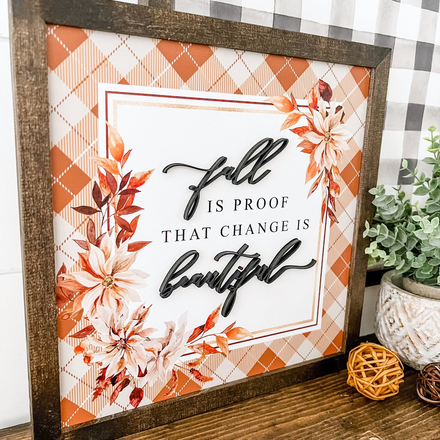 Fall Wood Sign DUO