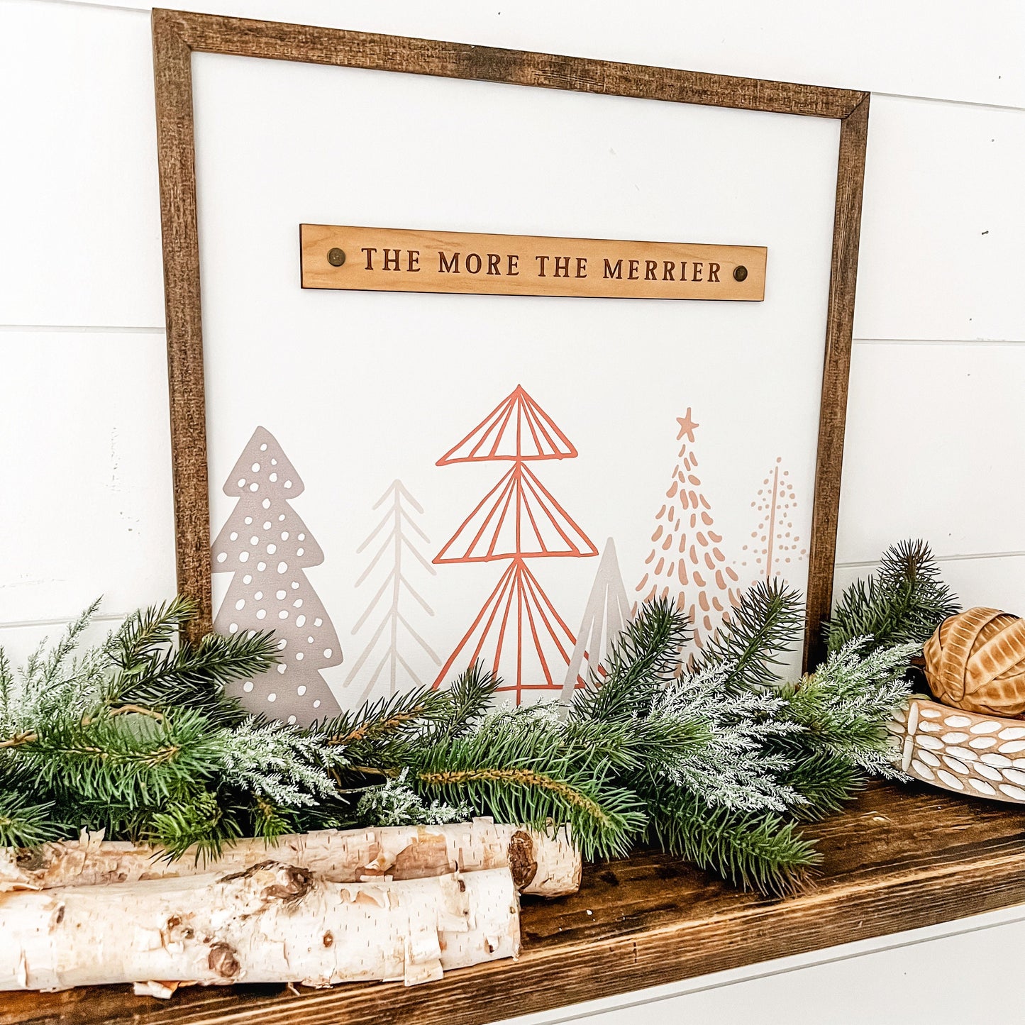 Scandinavian and Boho Style Christmas Sign