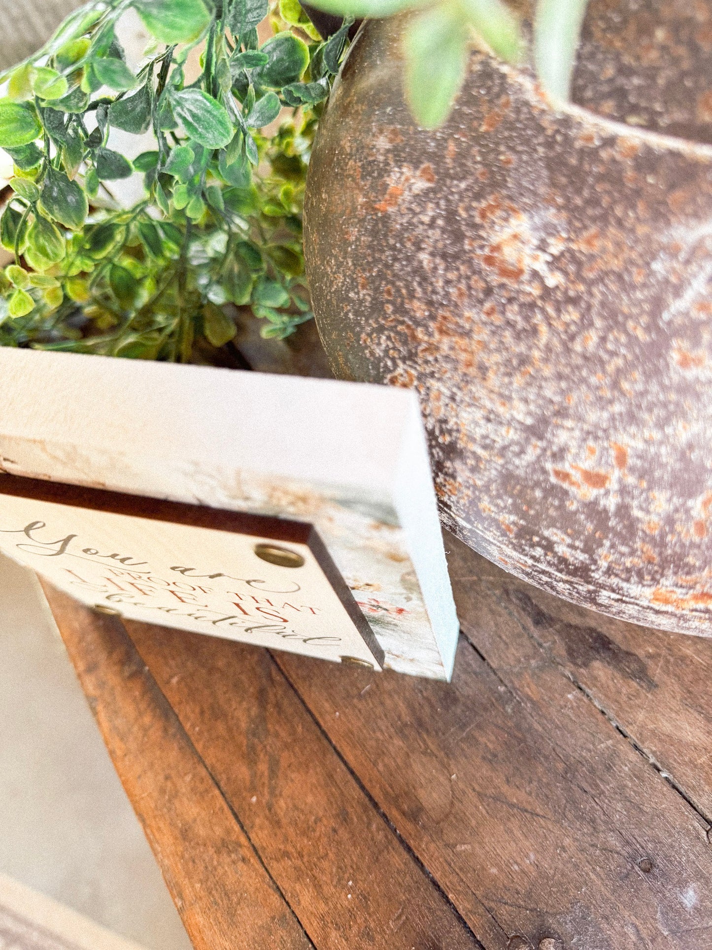 You Are Proof Life is Beautiful Mini Block