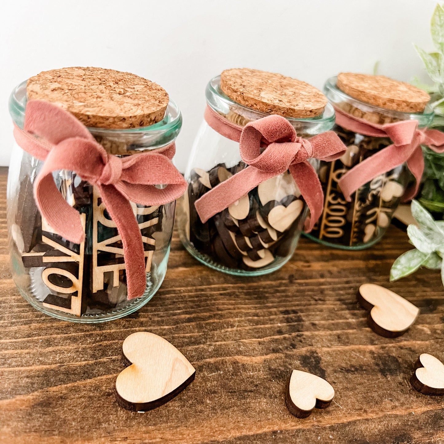 Mini Jar of Hearts and Love