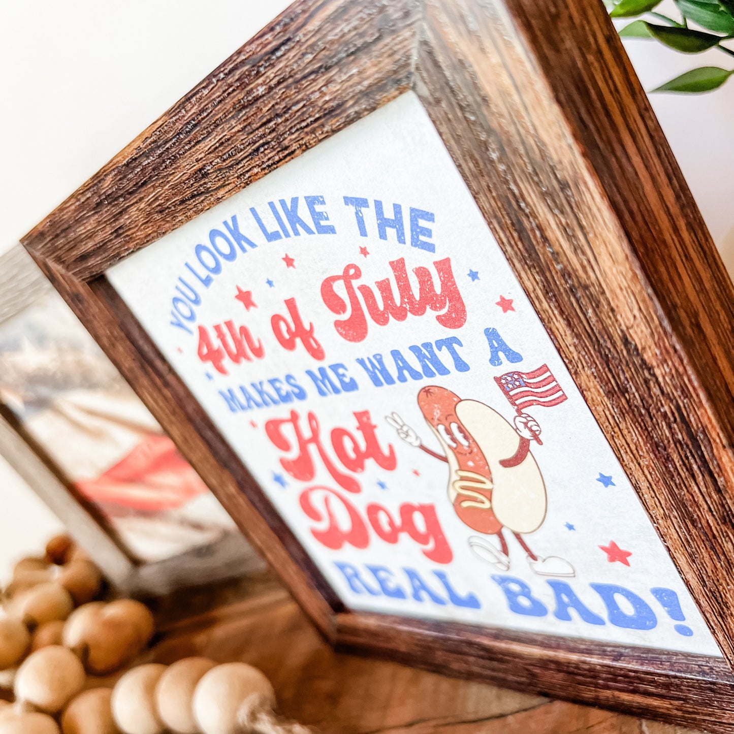 Mini 4th of July Wood Sign