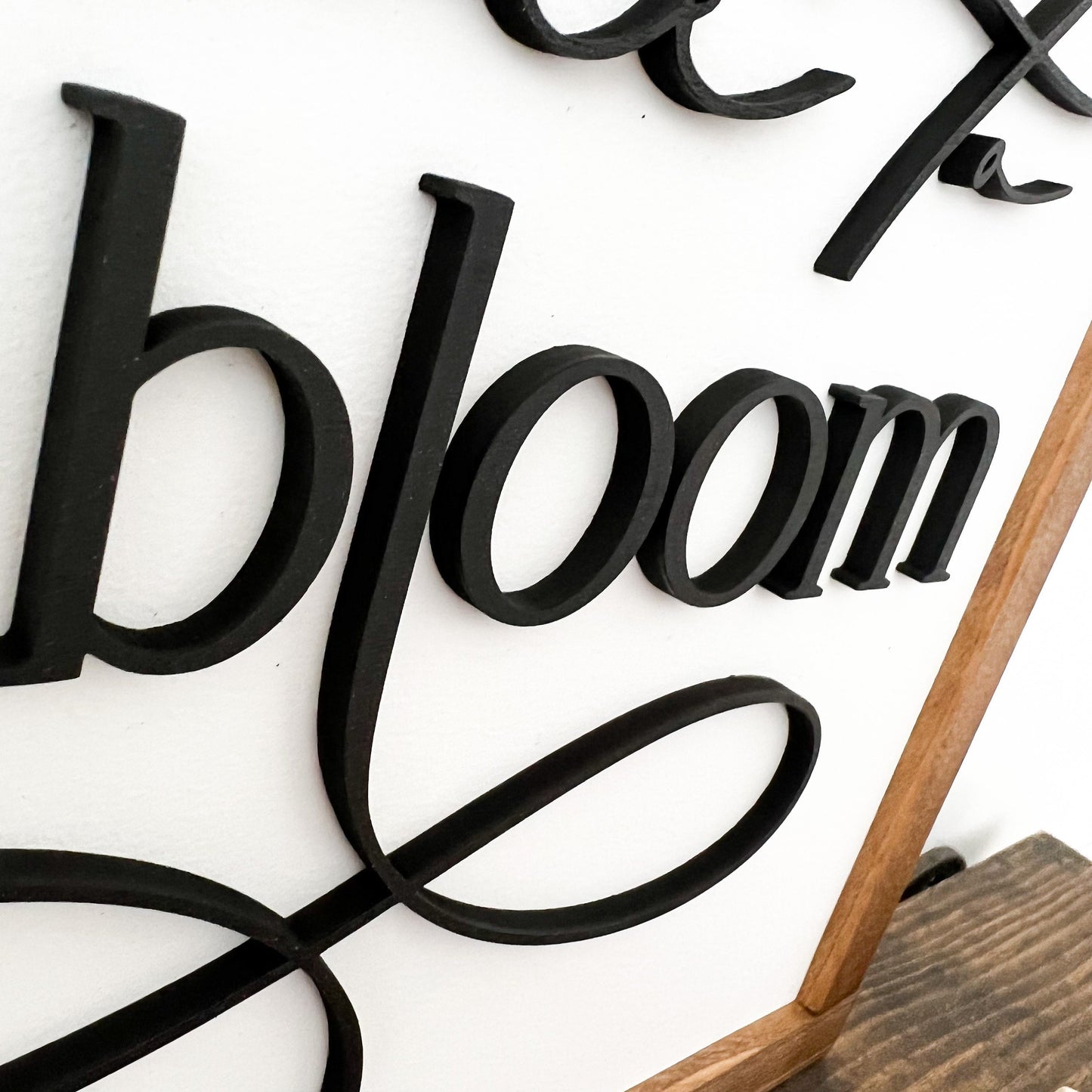 It's Time to Bloom Spring Wood Sign