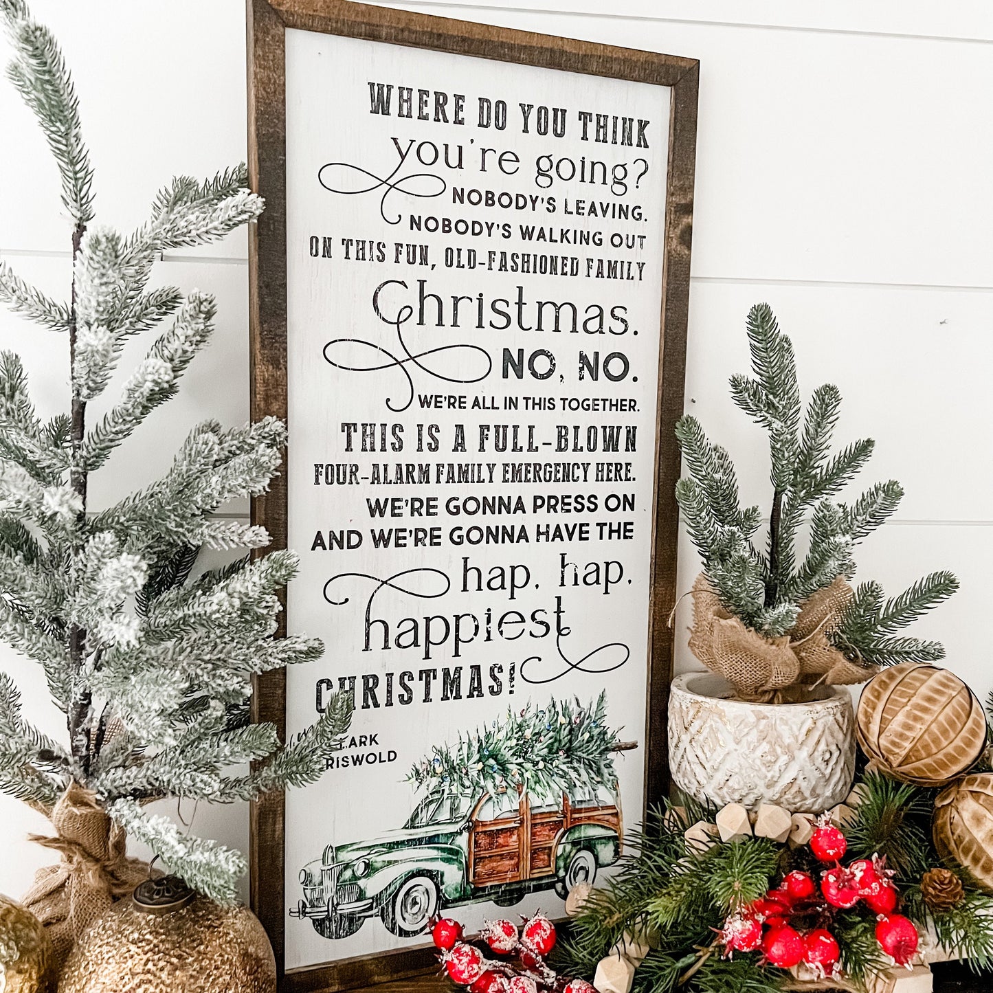 Jolliest Bunch of Assholes Full Quote Sign