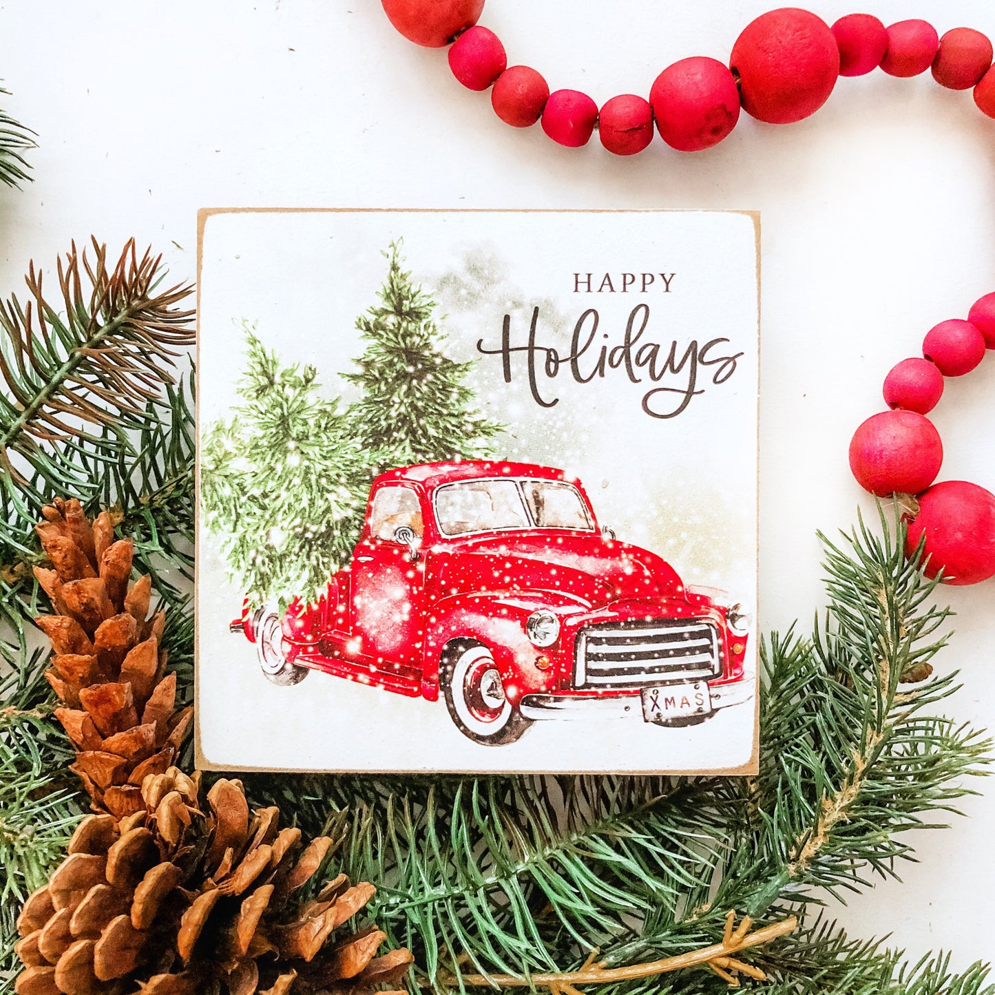 Christmas Mini Tiered Tray Signs