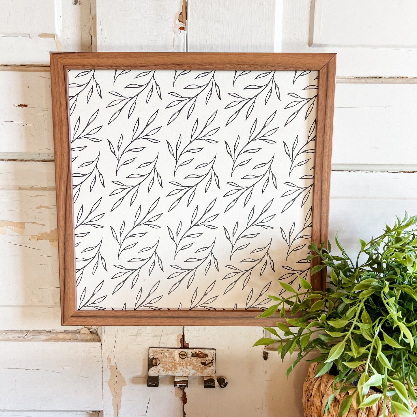 Whimsical Black & White Floral Prints