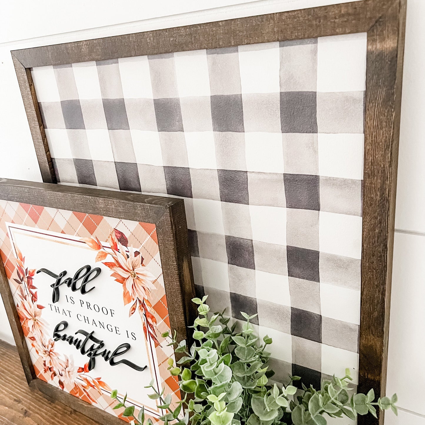 Fall Wood Sign DUO
