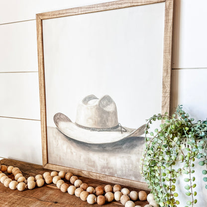 Cowboy Hat Art Print