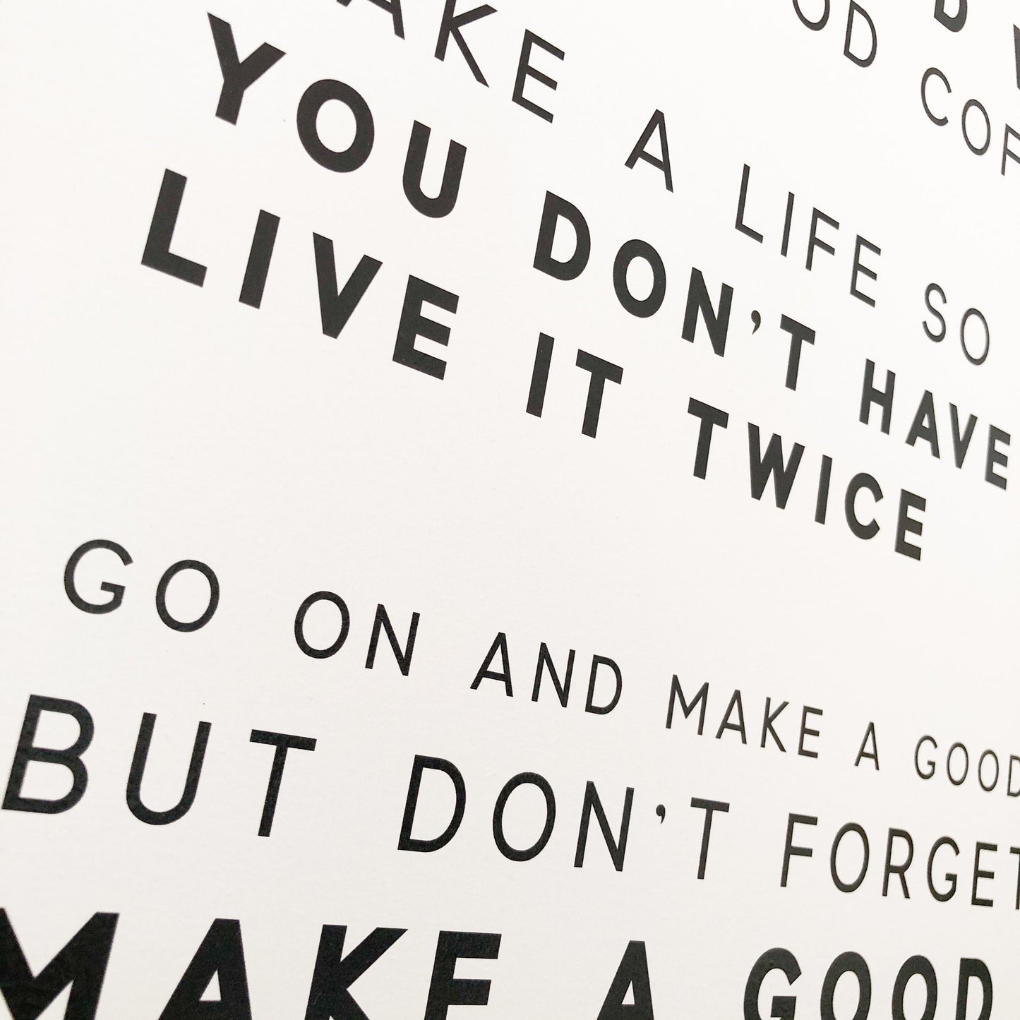 Drink Good Wine Quote Wood Sign