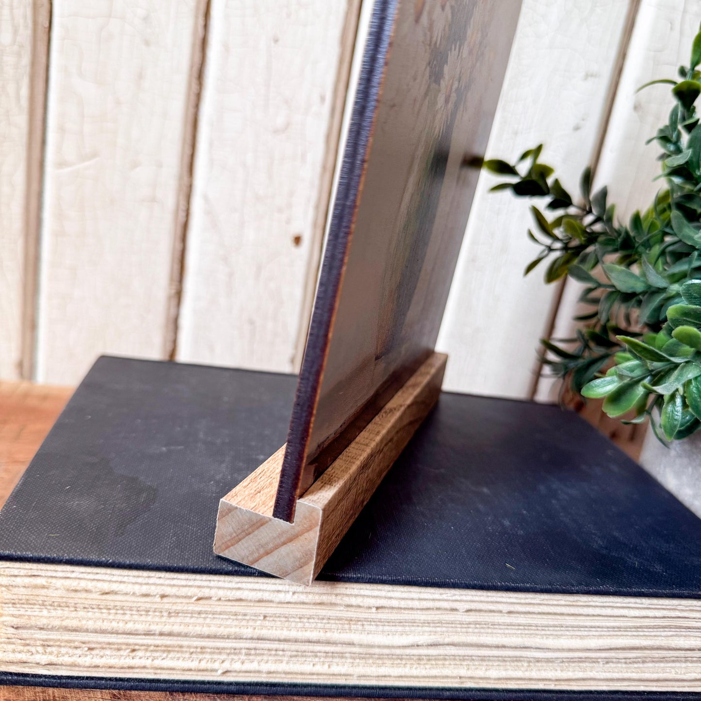 Jesus Face Arched Wood Sign Shelf Sitter