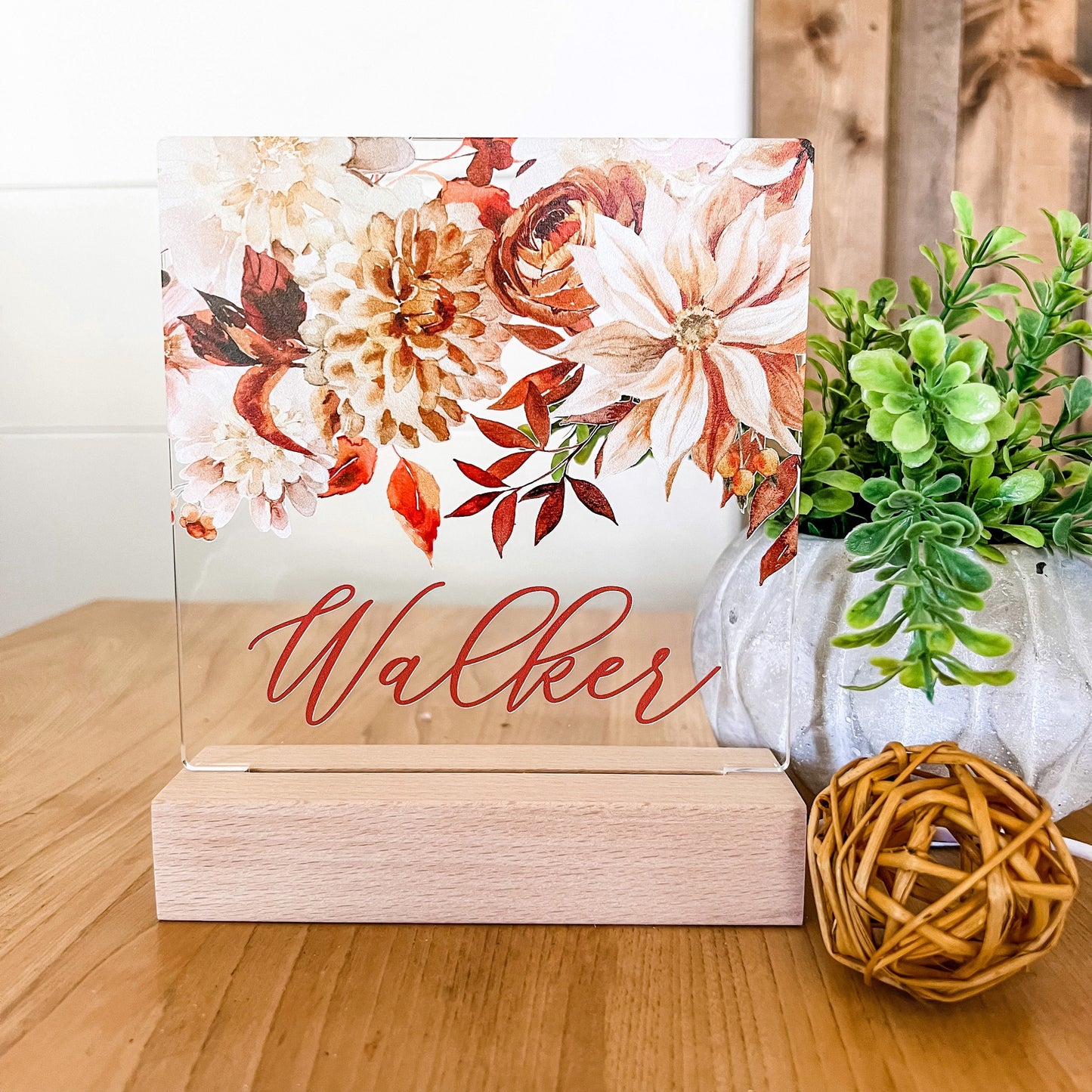 Boho Flower Nightlight
