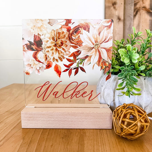 Boho Flower Nightlight