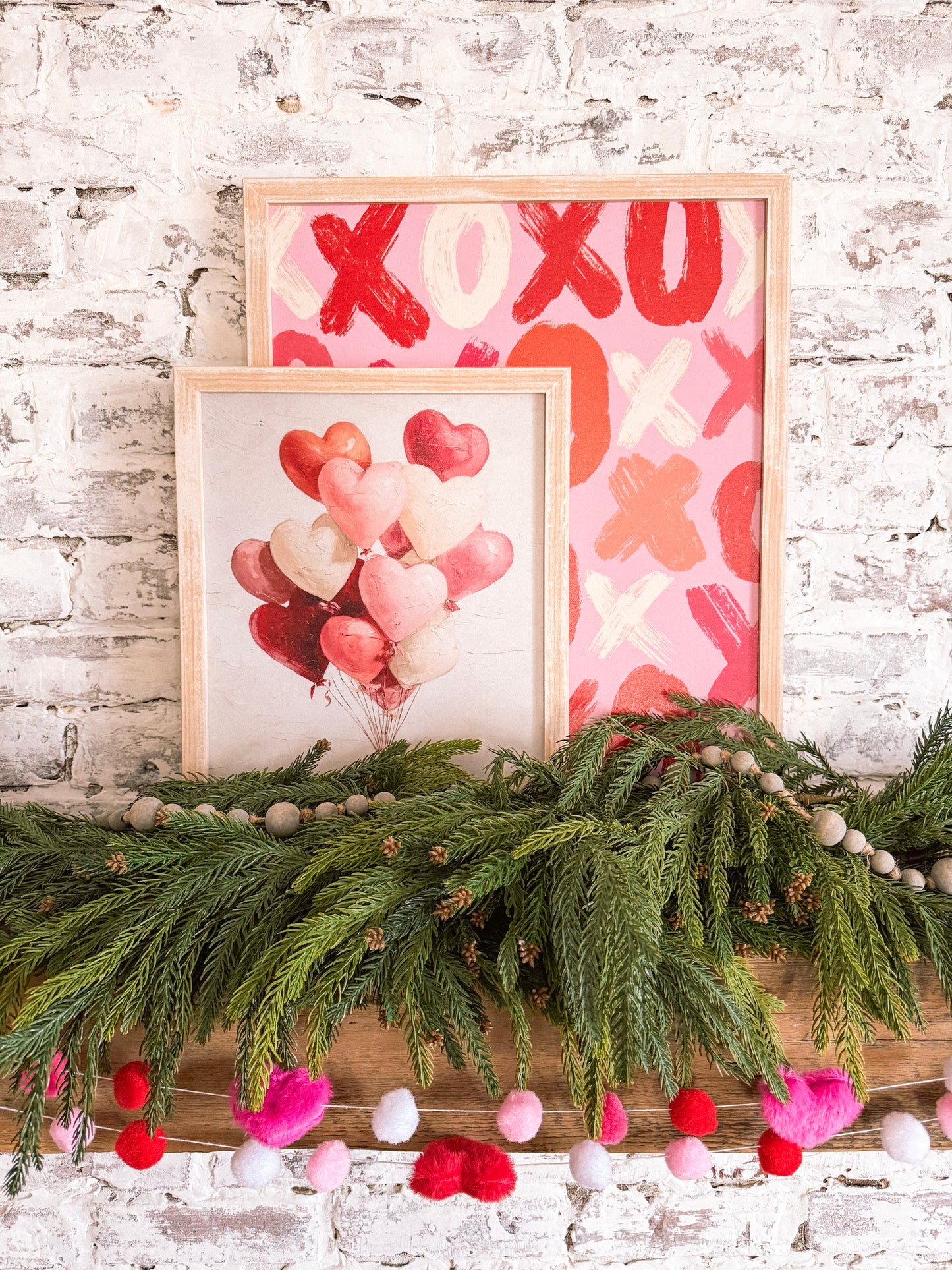 Colorful XOXO Wall Art Wood Sign