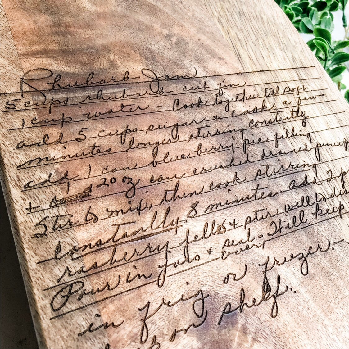 Personalized Engraved Cutting Board