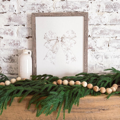 Vintage Bow Wall Art Print