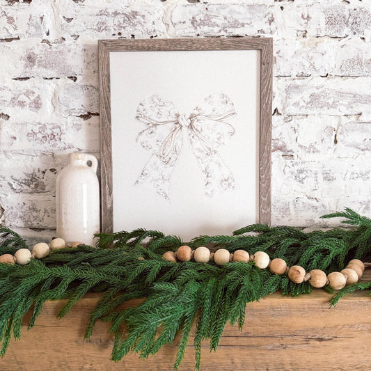 Vintage Bow Wall Art Print