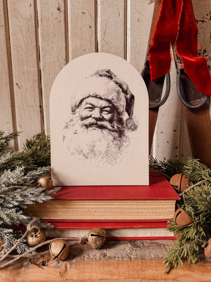 Christmas Arched Wood Signs