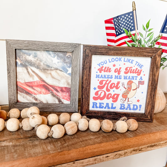 Mini 4th of July Wood Sign