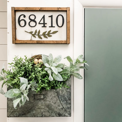 Personalized Zip Code Sign