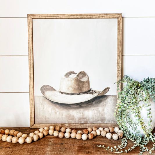 Cowboy Hat Art Print