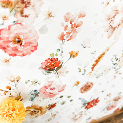 Spring Floral Layering Sign