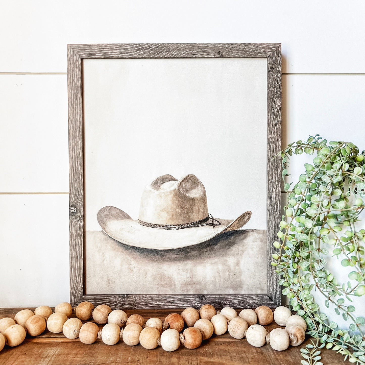 Cowboy Hat Art Print