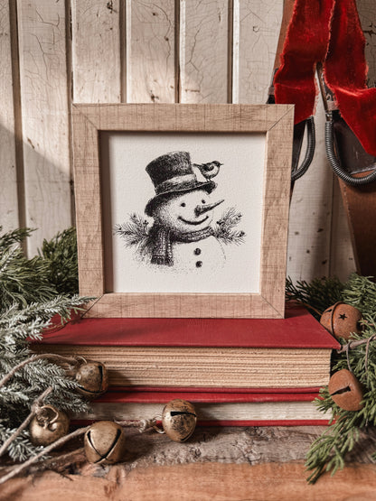 Mini Christmas Wood Sign